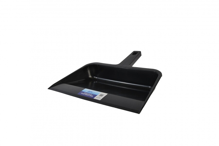 Black Flat Dust Pan