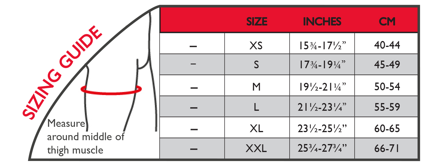 Thermoskin Thigh Hamstring, Black - Image 2