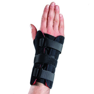 Thermoskin Adjustable Wrist Hand Brace, Left, Black