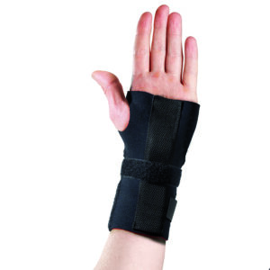 Thermoskin Adjustable Wrist Brace, Right, Black