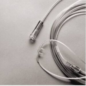 ETCO2 Nasal Sampling Cannula with O2 Delivery Micro Flow Delivery Salter-Style® Pediatric Curved Prong / NonFlared Tip