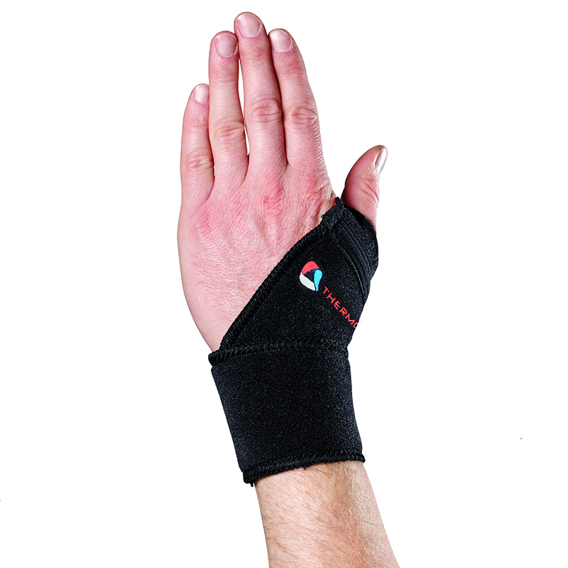 Thermoskin Sport Wrist Wrap, Black, One Size