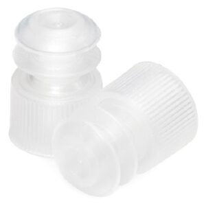 McKesson Tube Closure Polyethylene Flanged Plug Cap Natural 12 mm 12 mm Test Tubes, Centrifuge Tubes, Round Cuvettes NonSterile