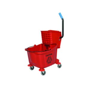 Mop Bucket With Wringer 34 Qt Red