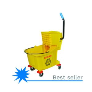 Mop Bucket With Wringer 34 Qt Yellow